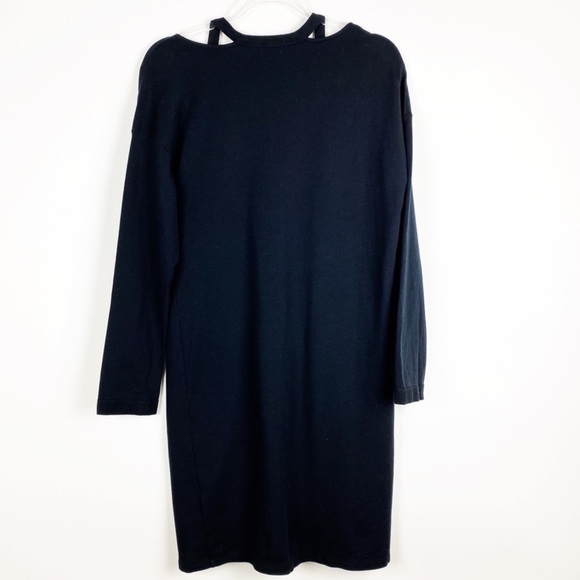 Splendid Black French Terry Cutout Dress NWT B17/32 - Picture 7 of 10